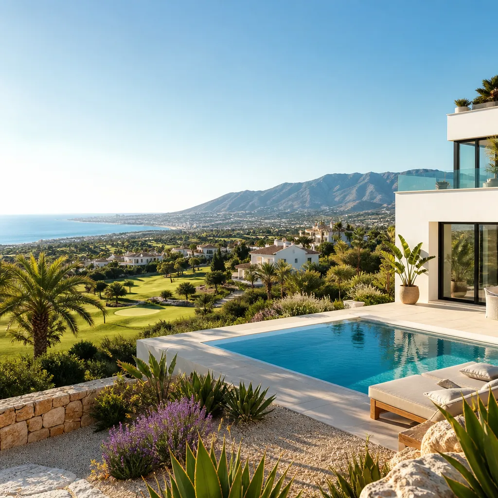 Editorial hero image for a Spanish property content hub article. Topic: Buying Property in Bonalba Cotoveta, Spain: A Comprehensive Guide. Region: costa-blanca. Town: bonalba-cotoveta. Elegant Mediterranean real estate lifestyle, bright natural light, no text, no logos.