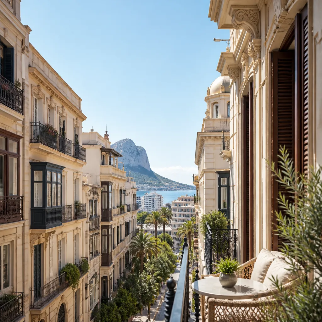 Editorial hero image for a Spanish property content hub article. Topic: Buying Property in Centro Urbano, Spain: A Comprehensive Guide. Region: costa-blanca. Town: centro-urbano. Elegant Mediterranean real estate lifestyle, bright natural light, no text, no logos.