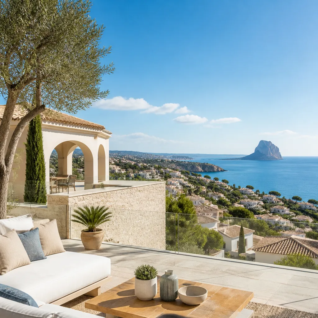 Editorial hero image for a Spanish property content hub article. Topic: Buying Property in Los Peñascos El Salero Los Imbernones, Spain. Region: costa-blanca. Town: los-penascos-el-salero-los-imbernones. Elegant Mediterranean real estate lifestyle, bright natural light, no text, no logos.