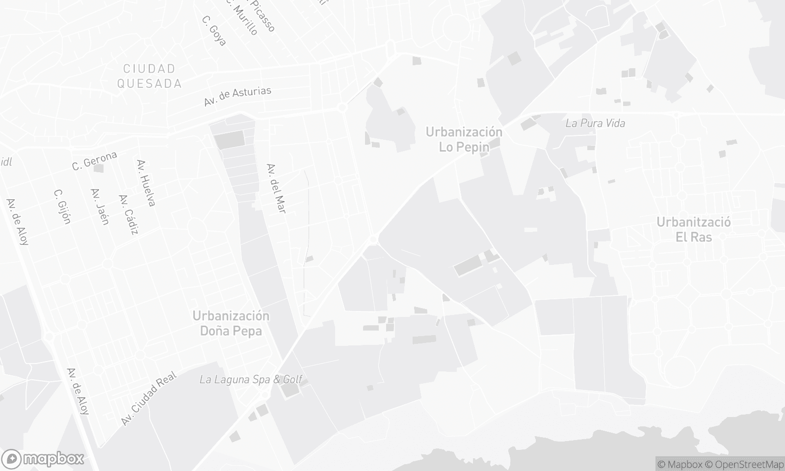 Mapa ilustrativo de Pueblo Bravo