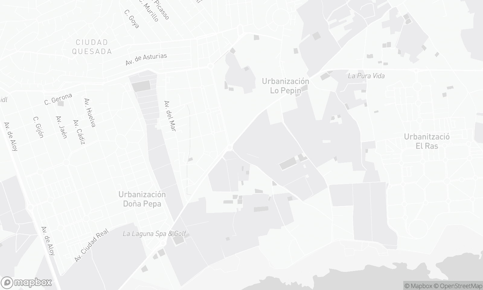 Mapa ilustrativo de Pueblo Bravo