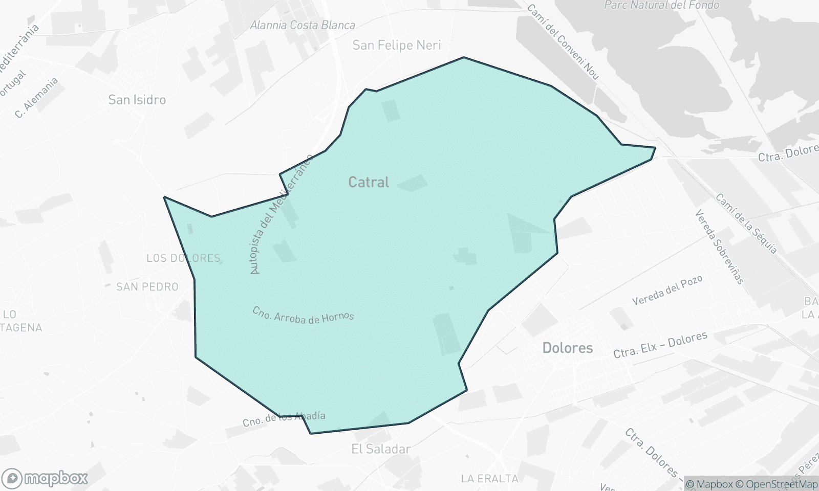Illustrative map of Catral