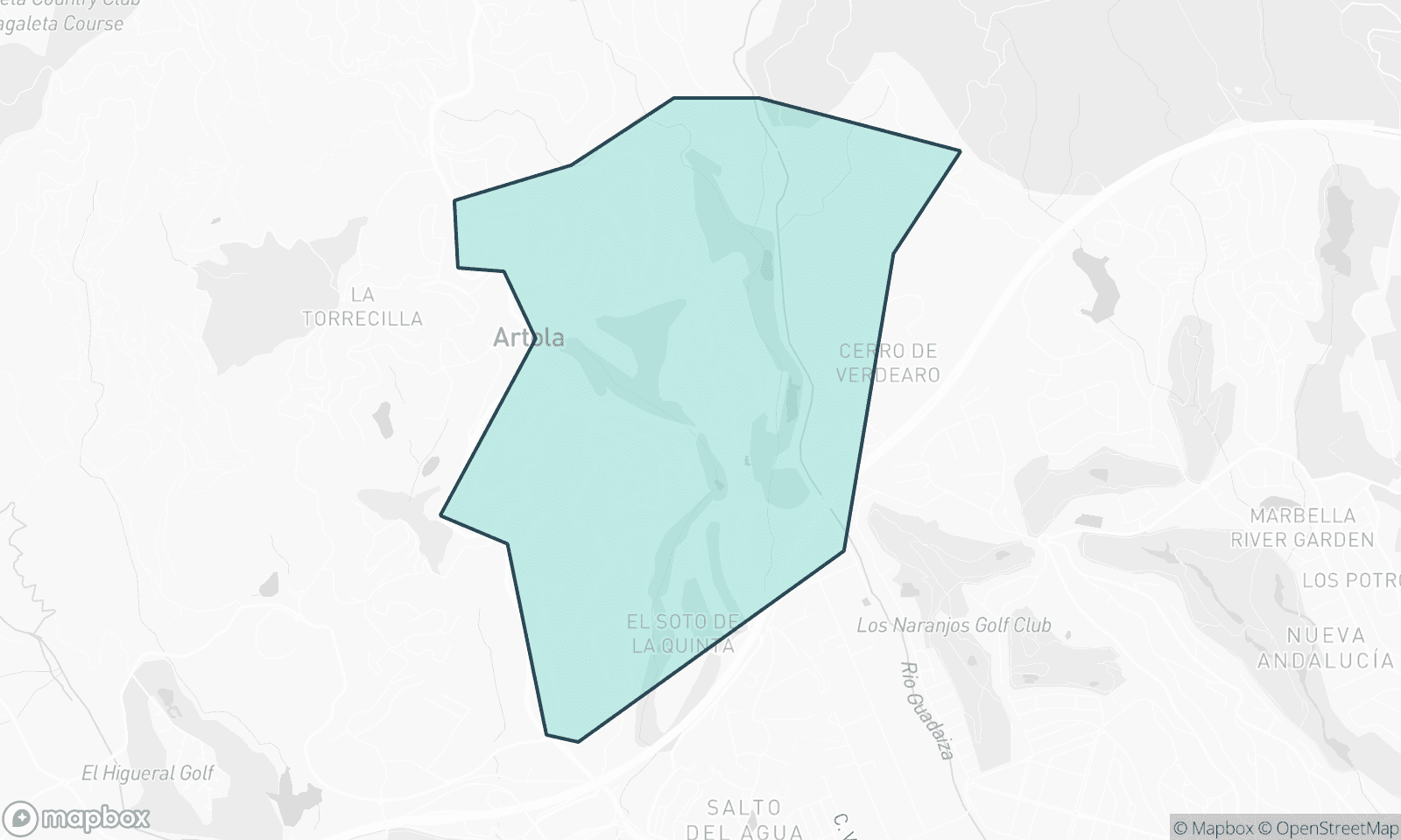 Mapa ilustrativo de La Quinta