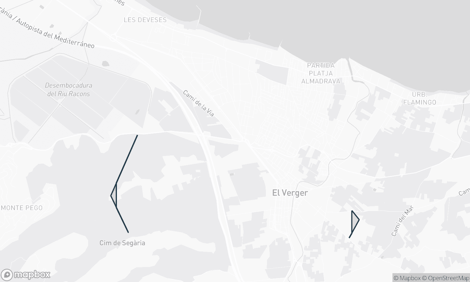 Illustrativt kart over El Verger
