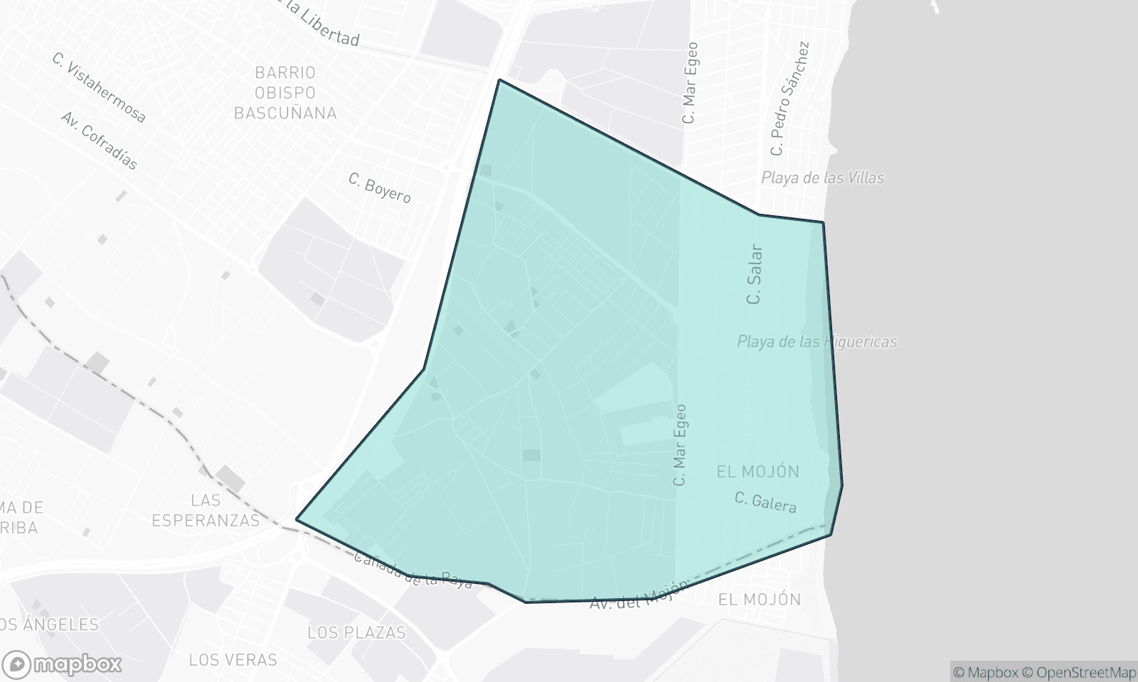 Illustrative map of El Mojon