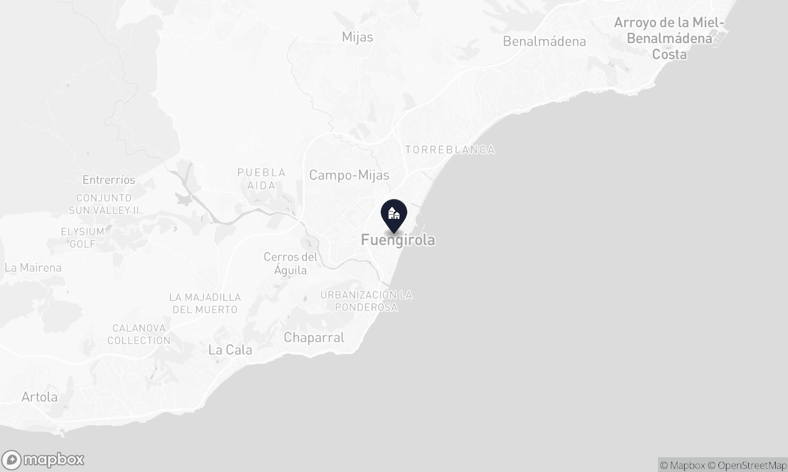 Illustrative map of Fuengirola