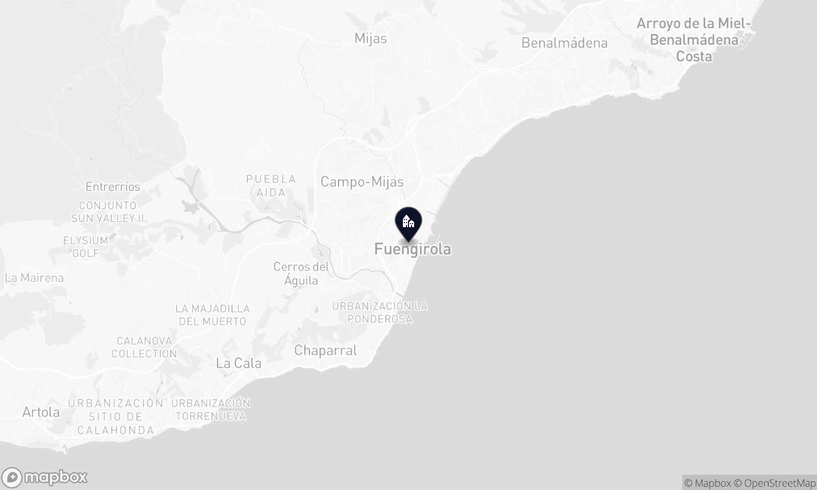 Illustrative map of Fuengirola