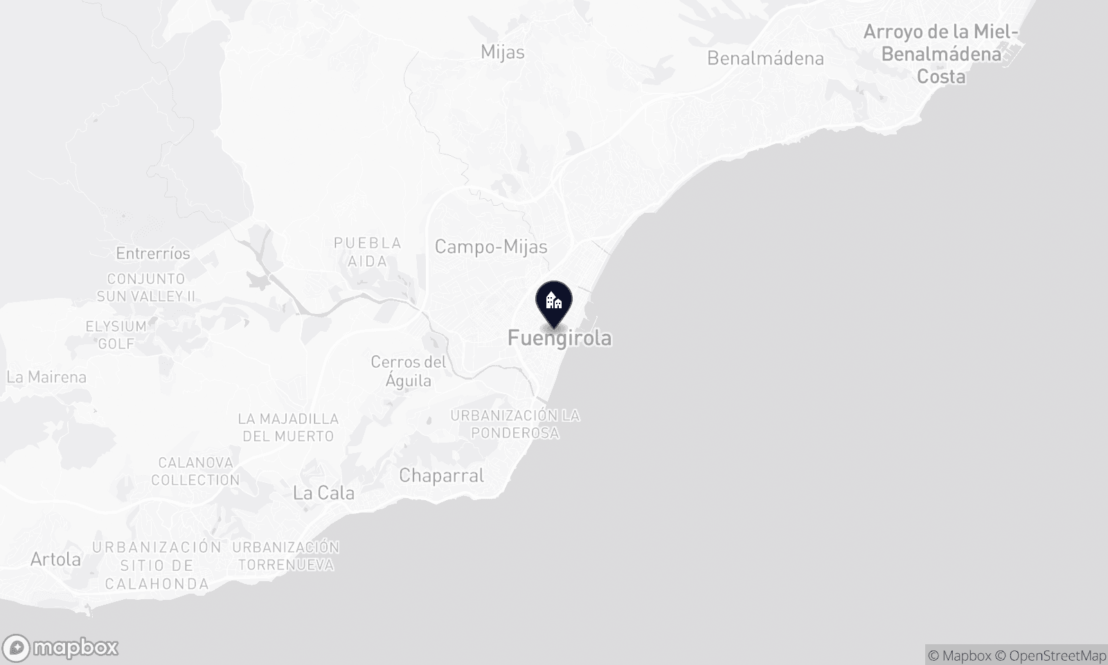 Illustrative Karte von Fuengirola