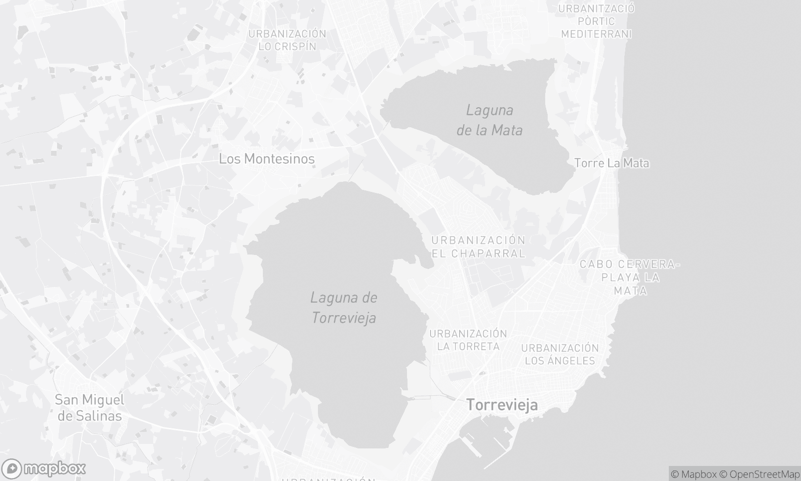 Mapa ilustracyjna La Siesta El Salado Torreta