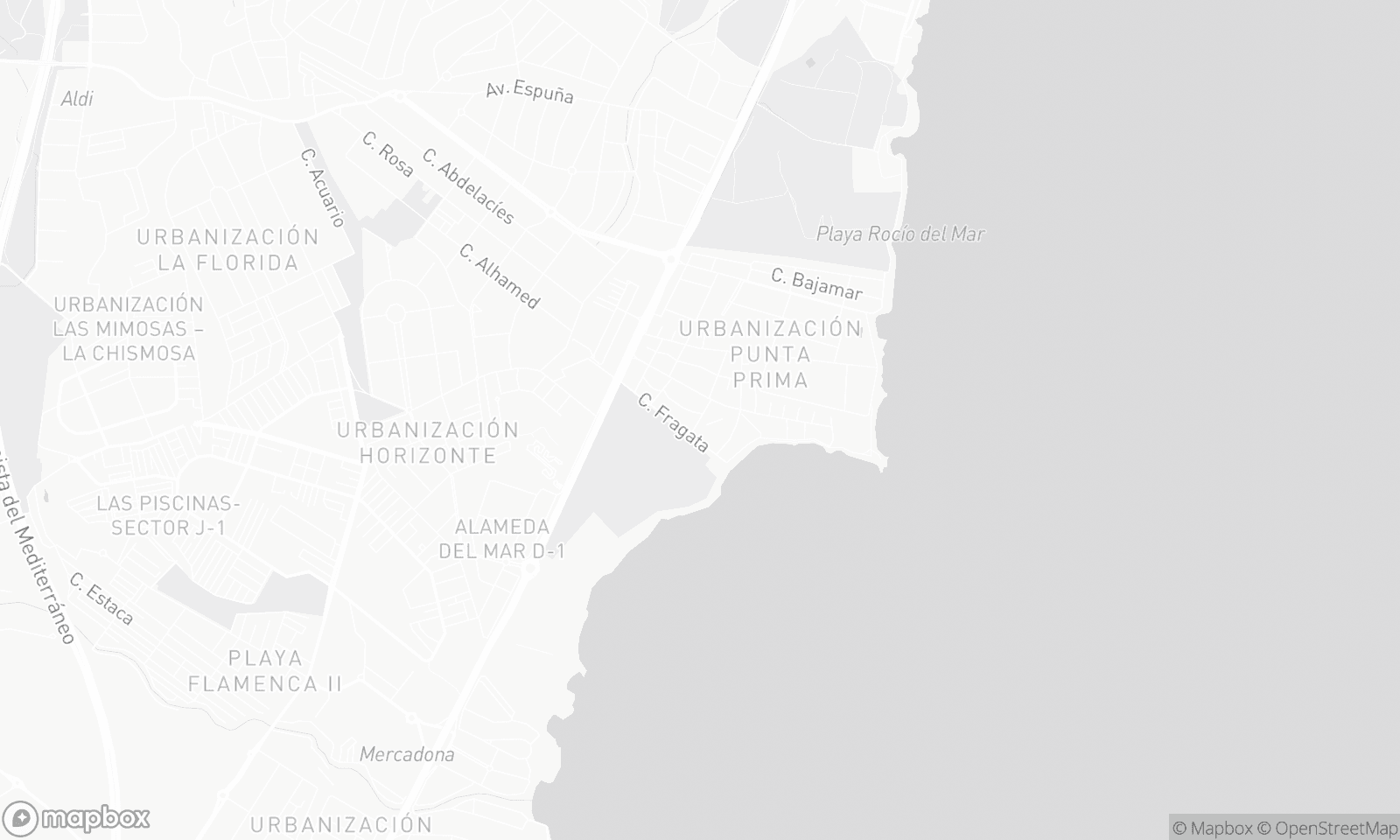 Mapa ilustrativo de Punta Prima