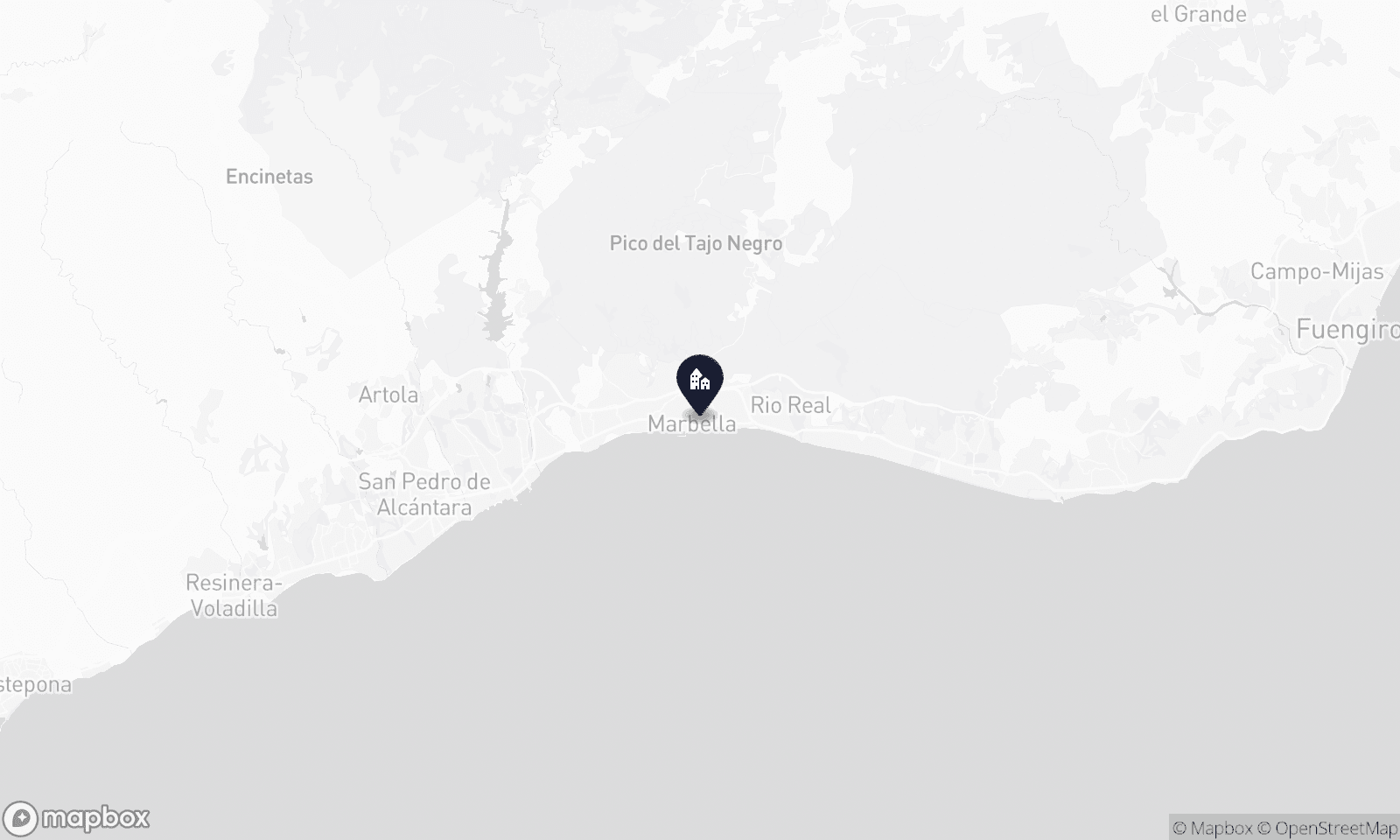 Illustrative map of Estepona