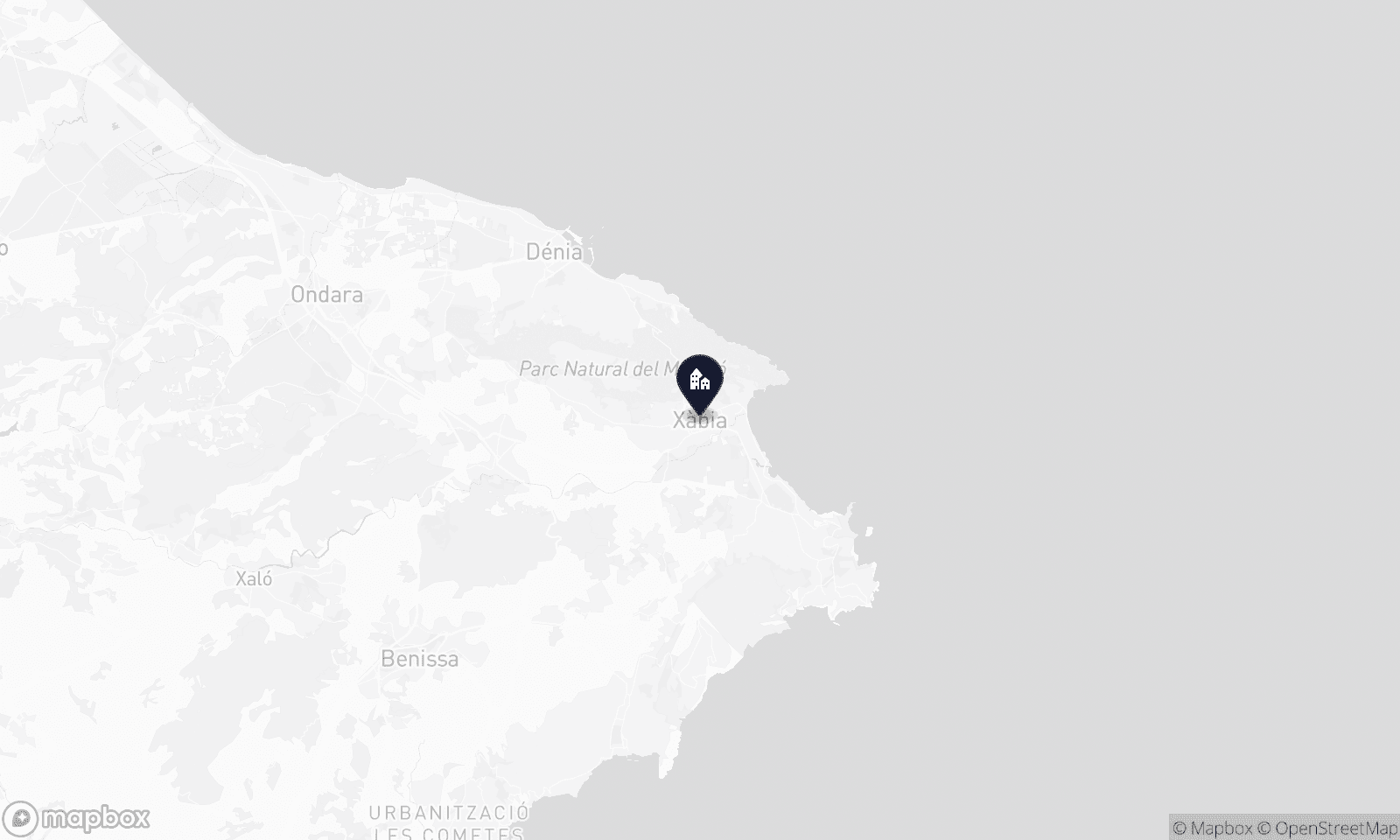 Illustrative map of Javea