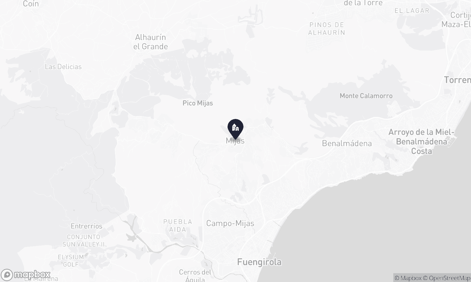 Illustrative map of Mijas