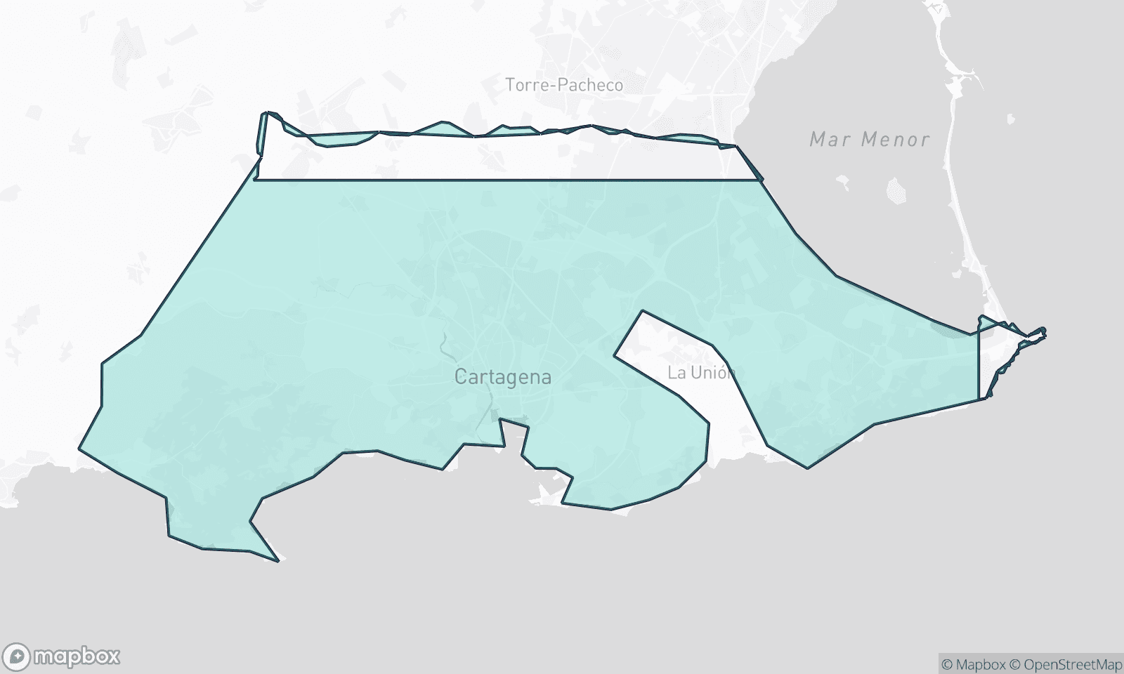 Mapa ilustracyjna Cartagena