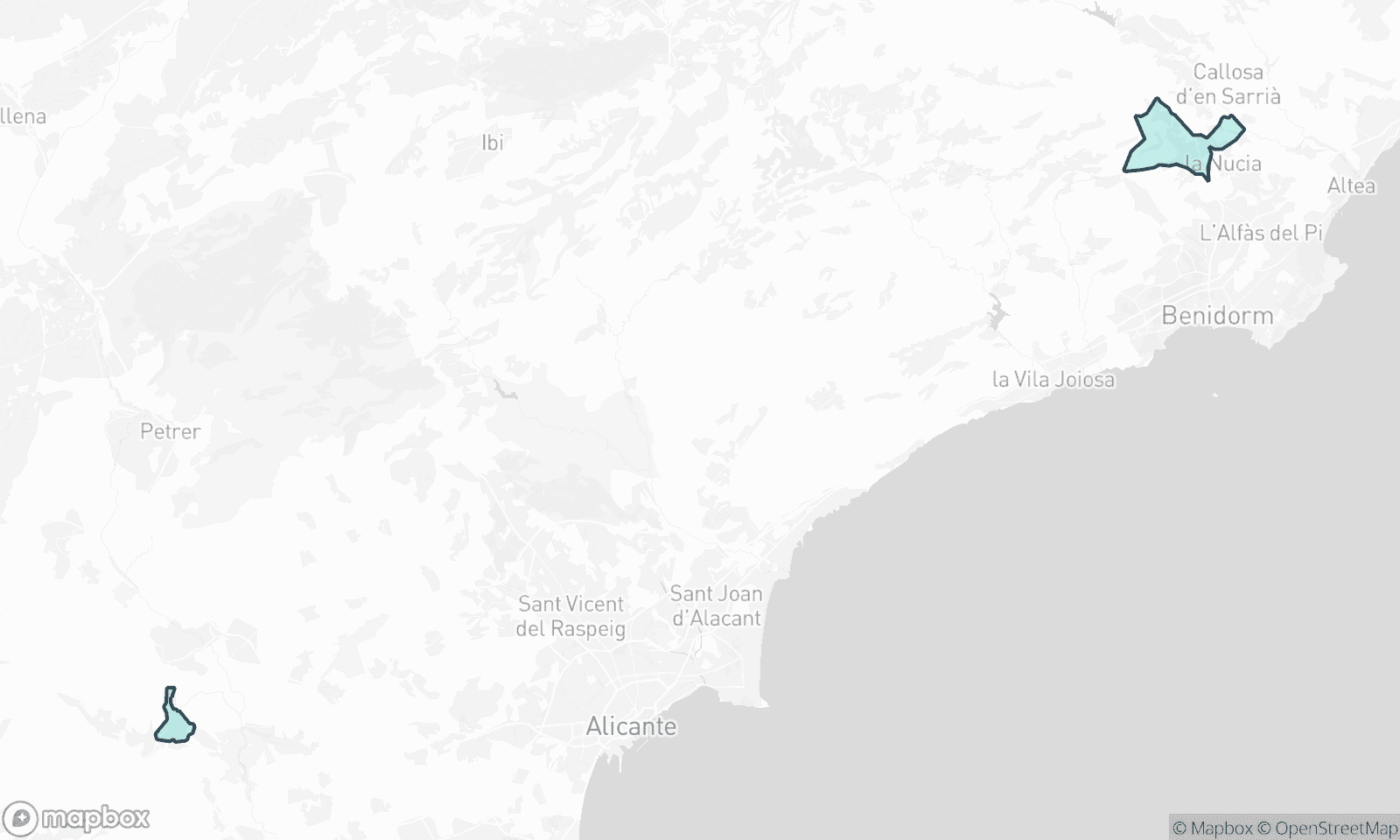 Illustrative map of Casco Urbano