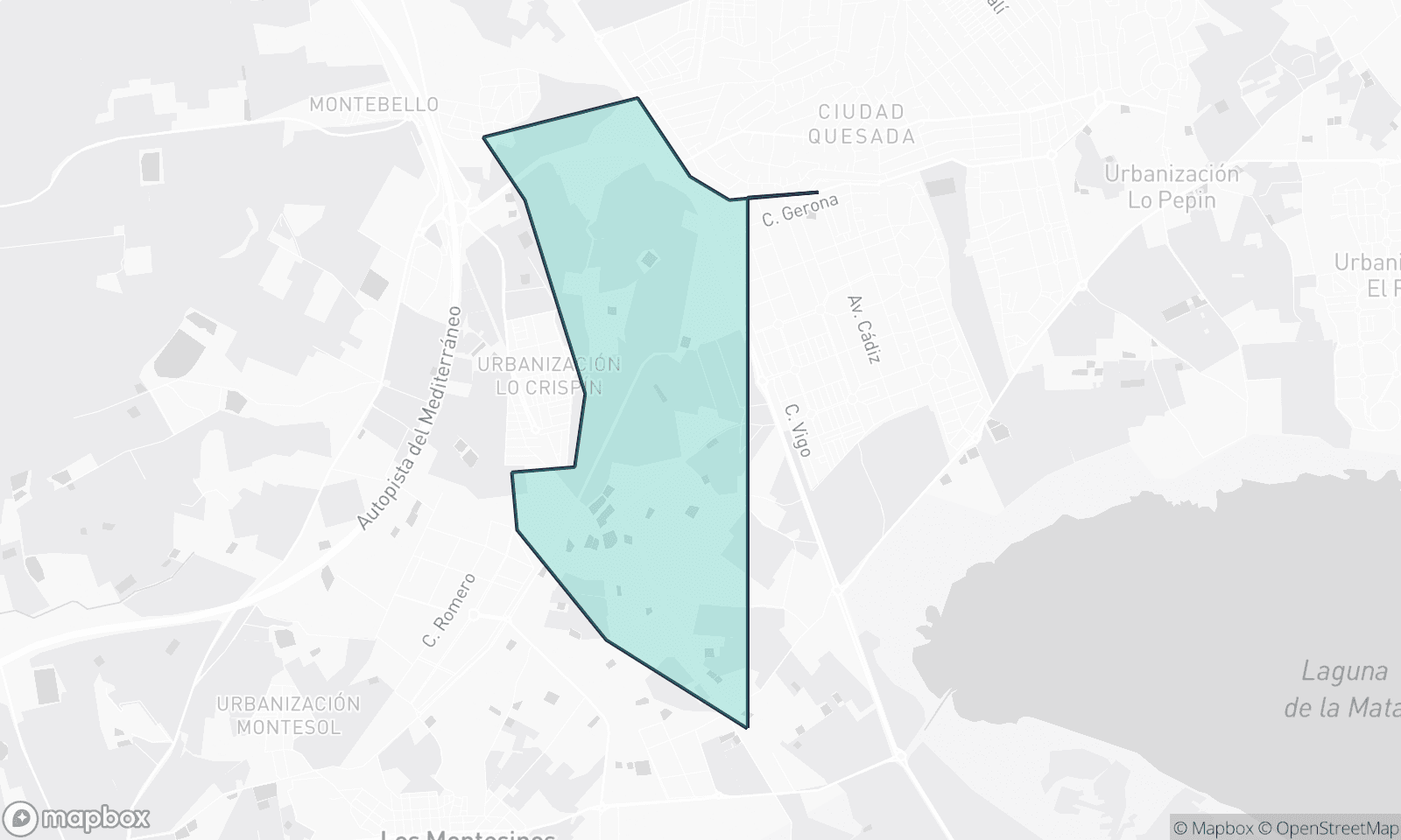 Illustrative map of Lo Marabu