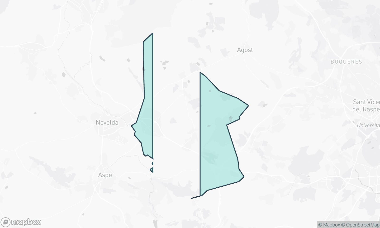 Illustrative map of Monforte Del Cid