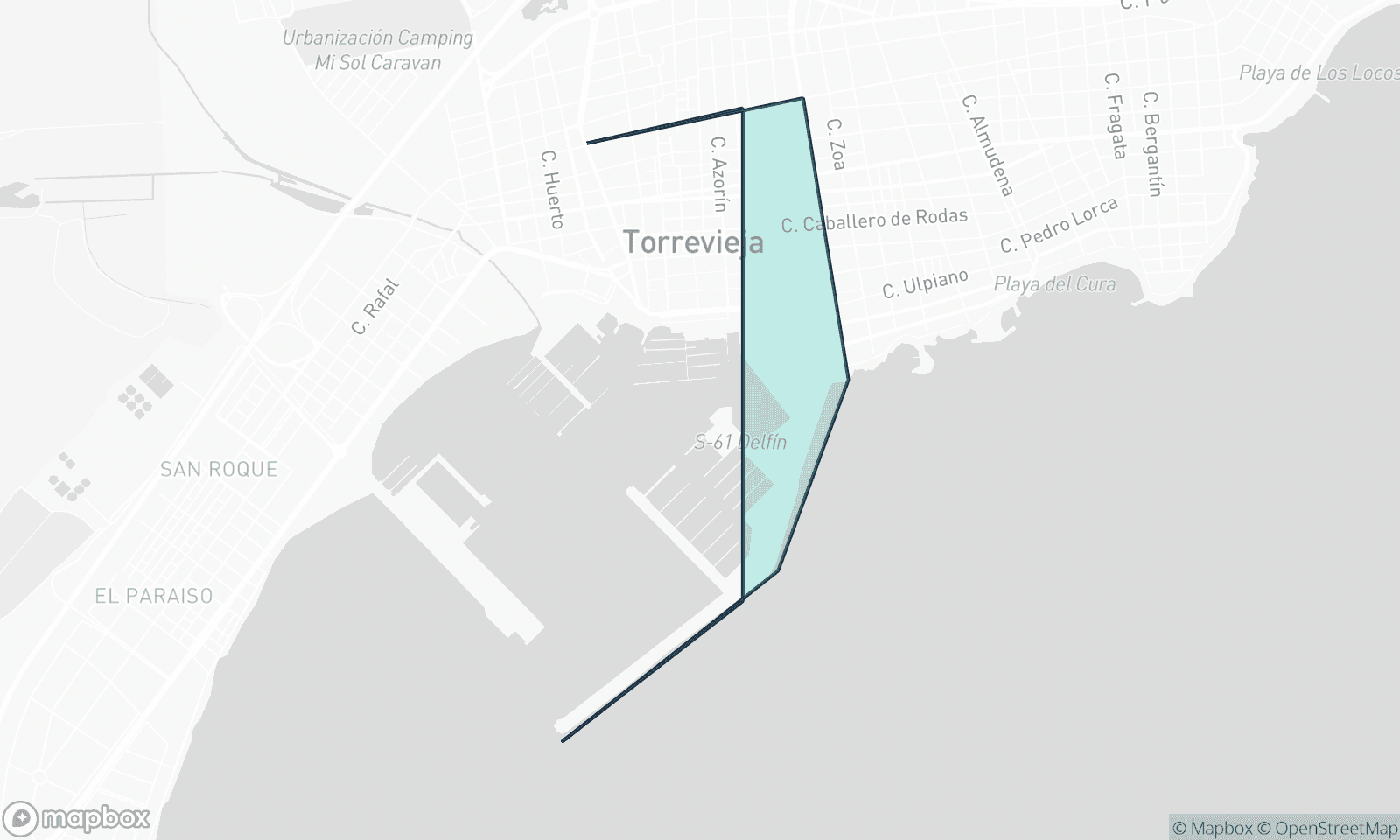Illustrative map of Centro Muelle Pesquero
