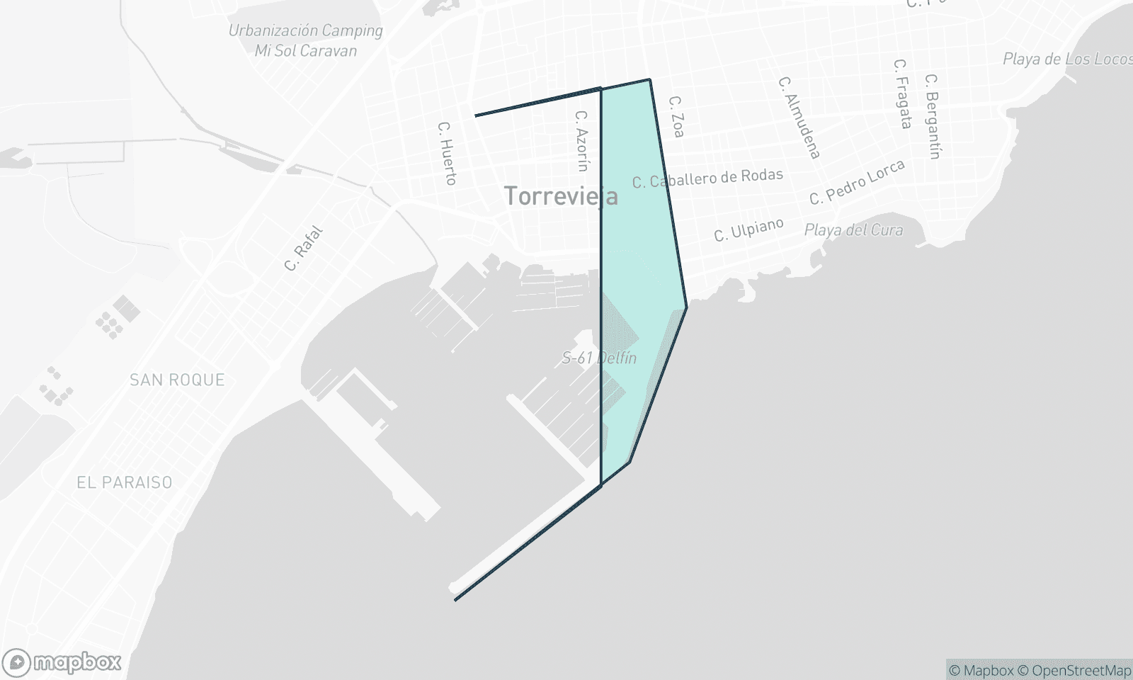 Illustrative Karte von Centro Muelle Pesquero
