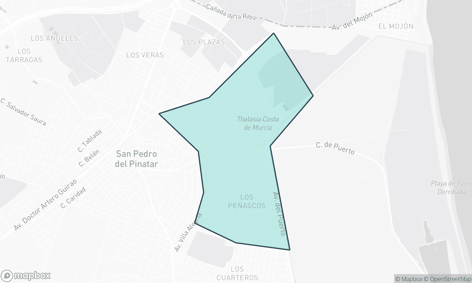Mapa ilustracyjna Los Penascos El Salero Los Imbernones