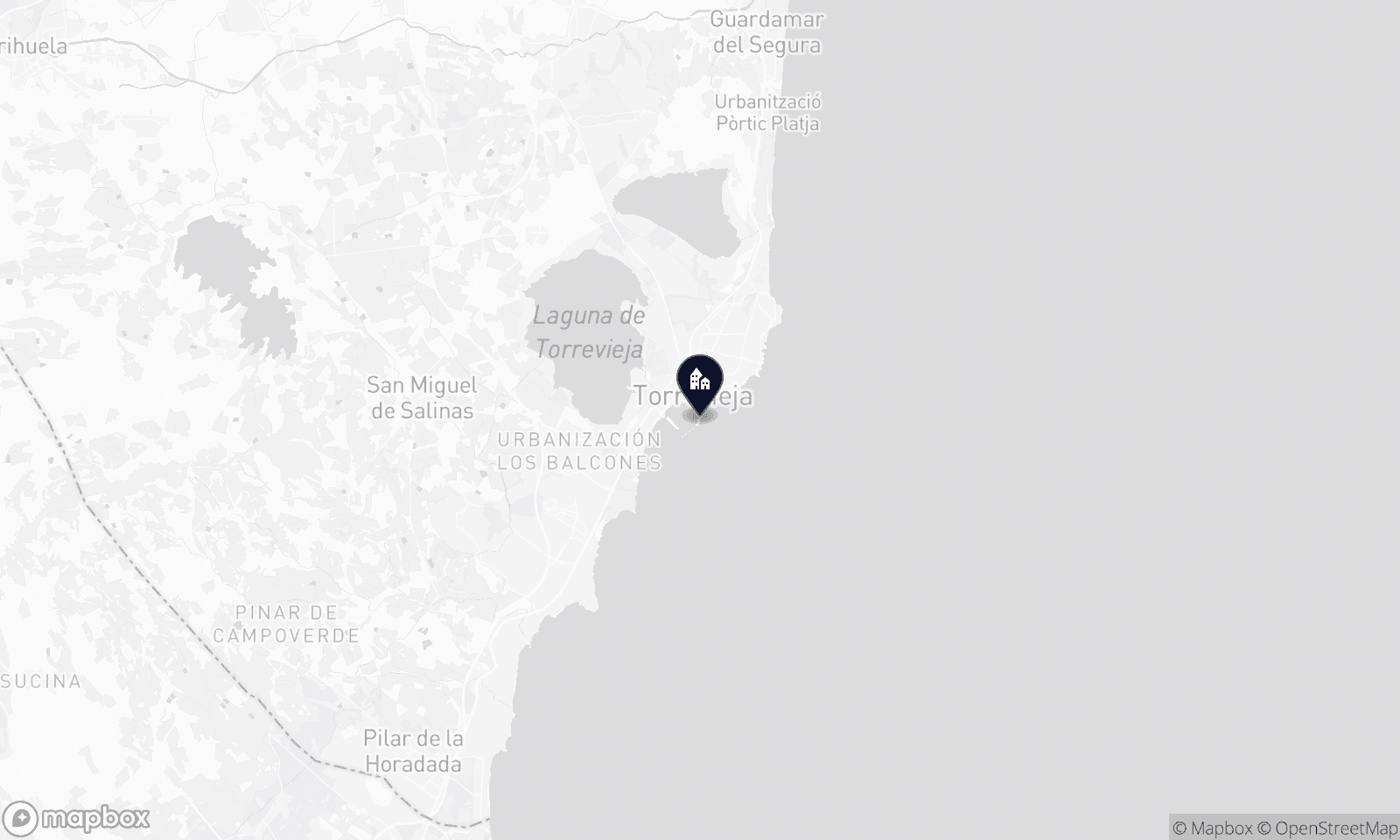 Kuvaava kartta: Zona Puerto Deportivo