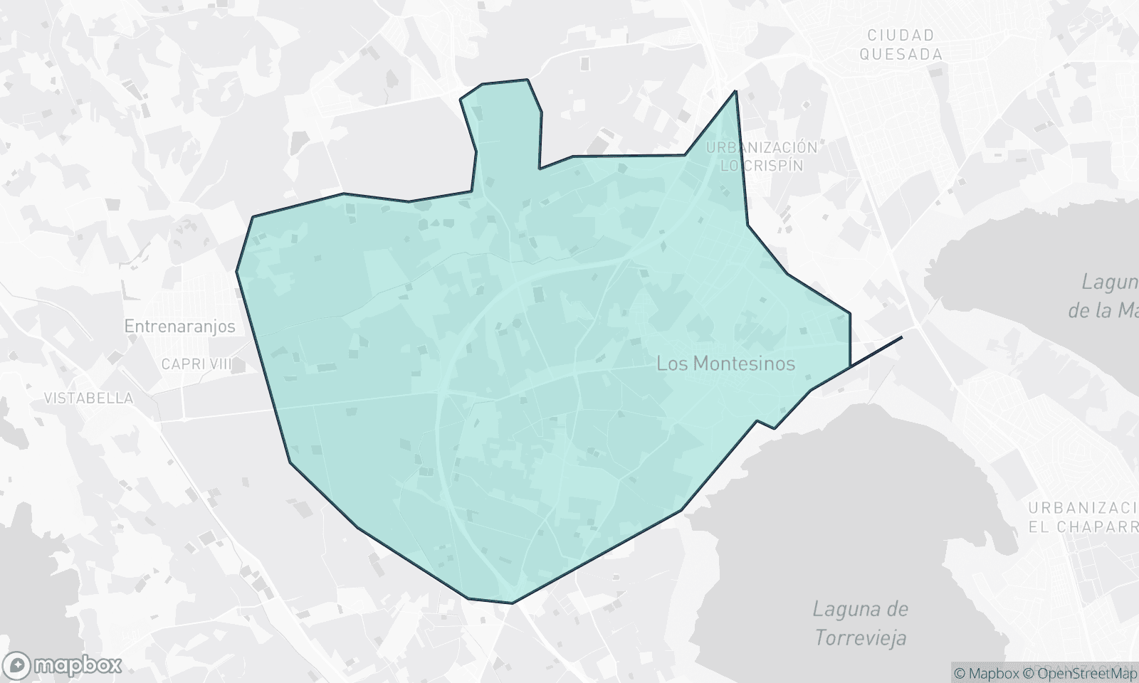 Illustrative map of Los Montesinos