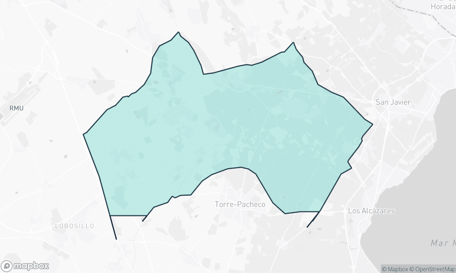 Illustrative map of Torre Pacheco