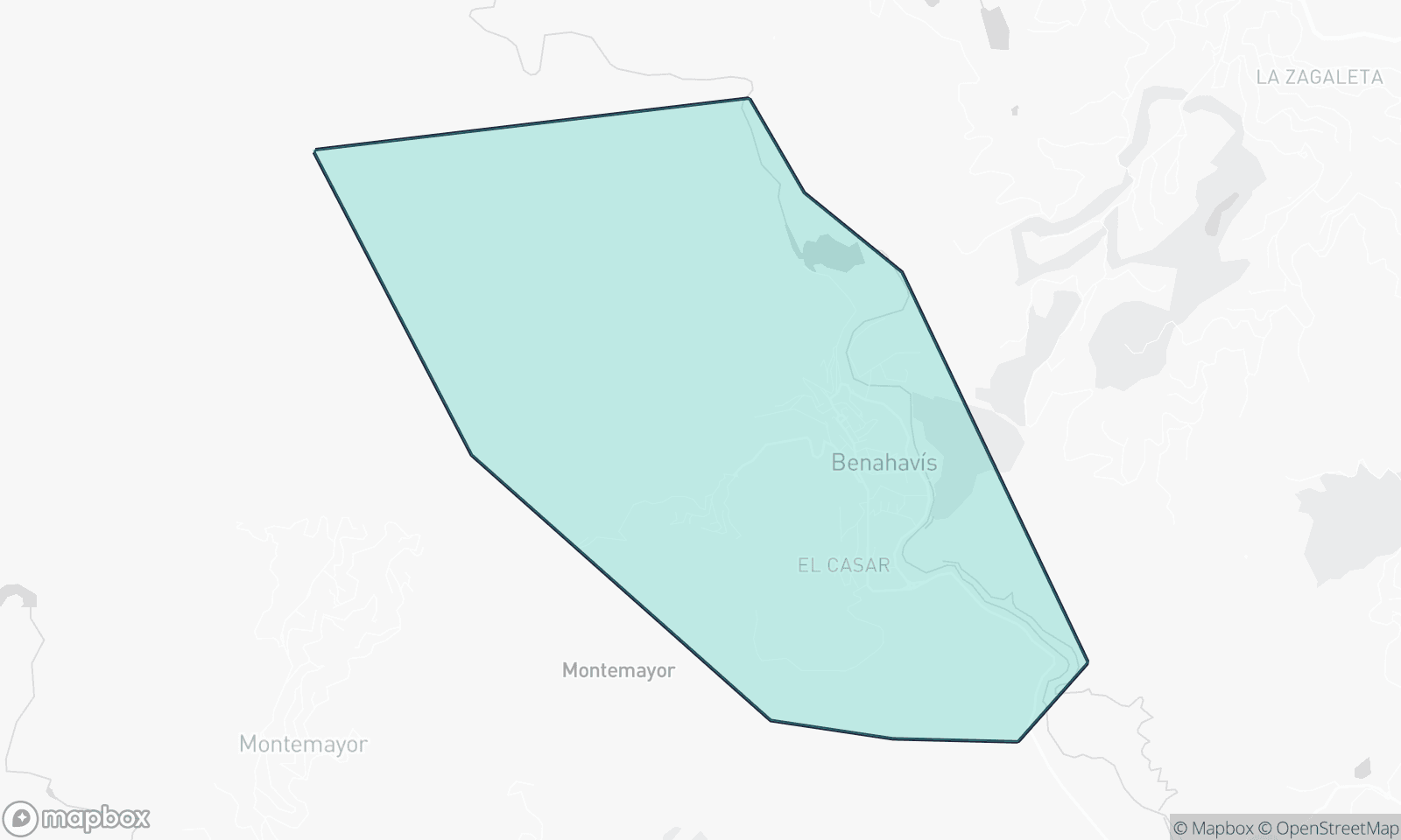 Mapa ilustrativo de Benahavis