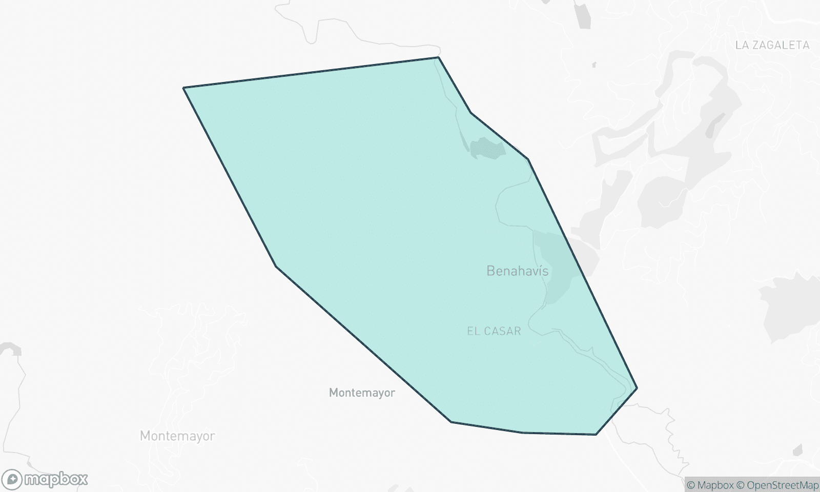Mapa ilustrativo de Benahavis