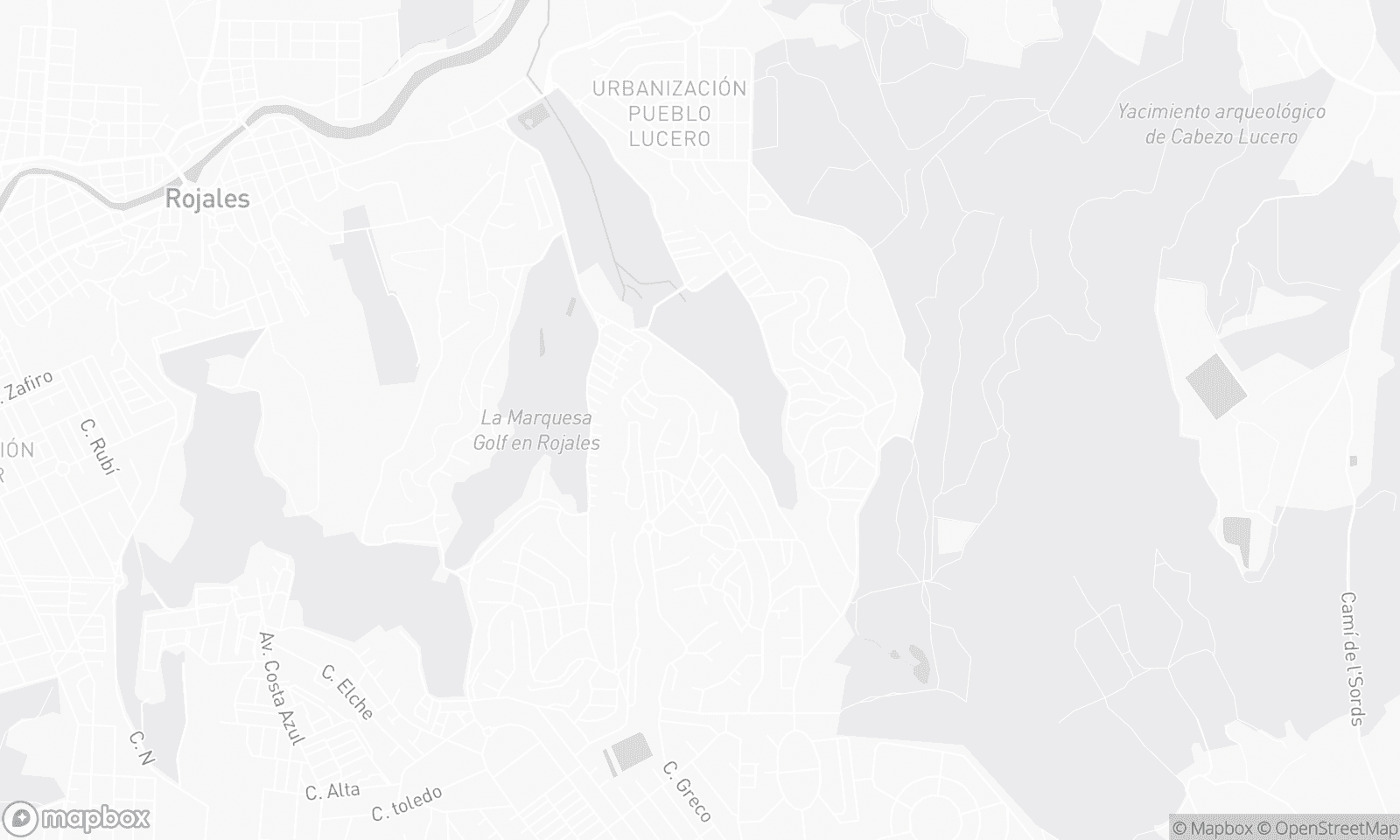 Mapa ilustracyjna La Marquesa