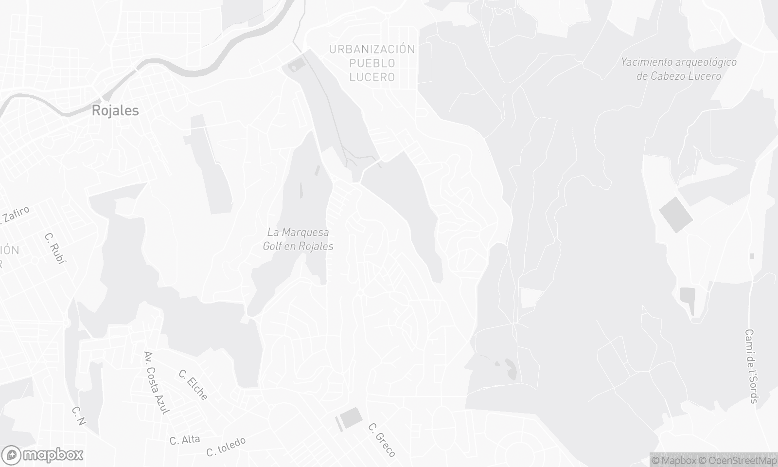 Mapa ilustracyjna La Marquesa