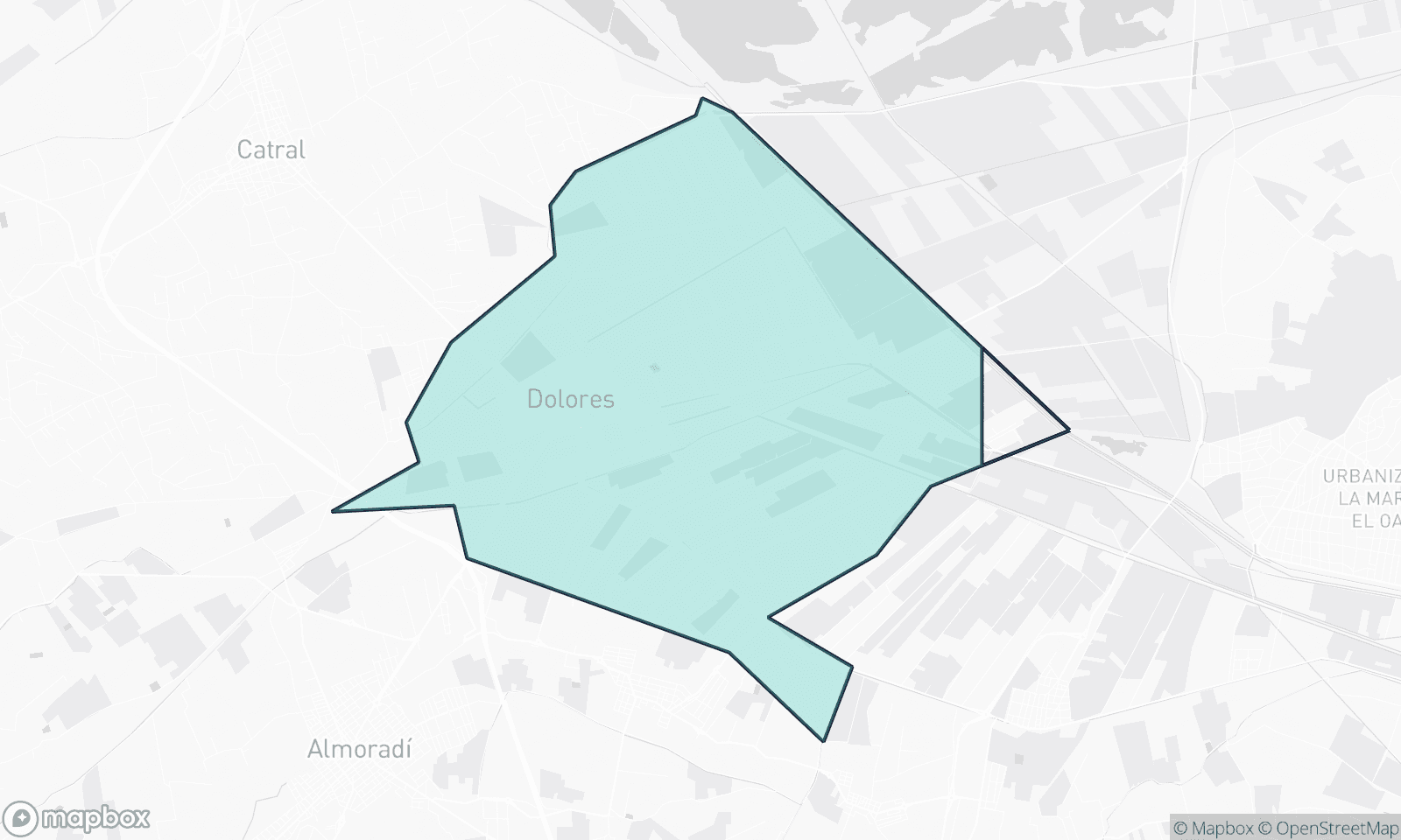 Illustrative Karte von Dolores