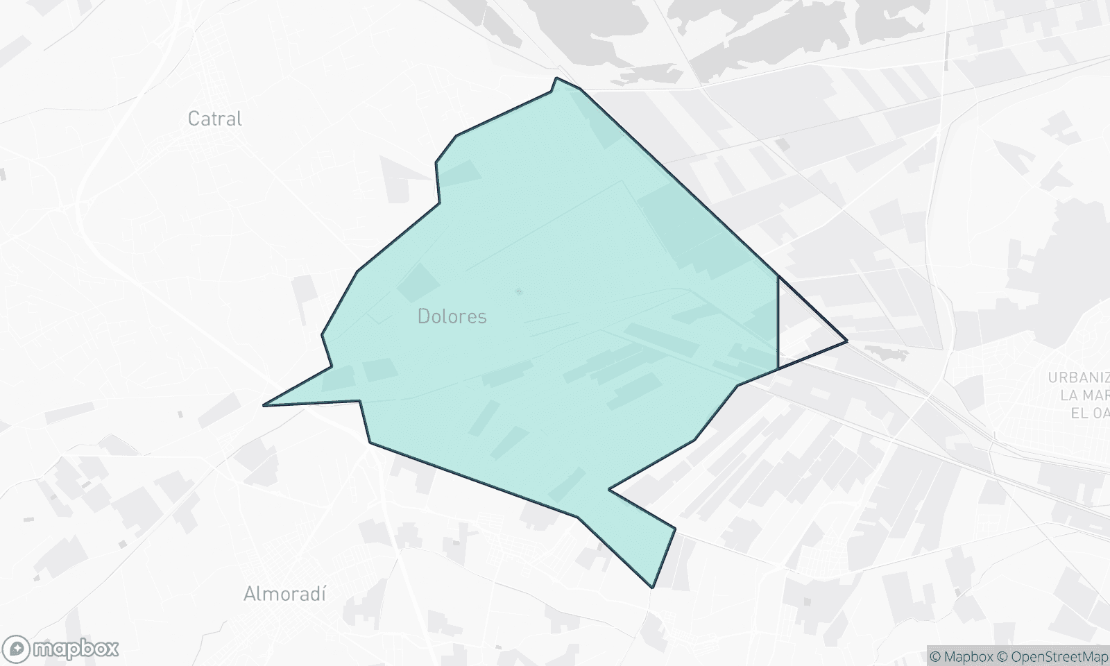 Illustrative map of Dolores