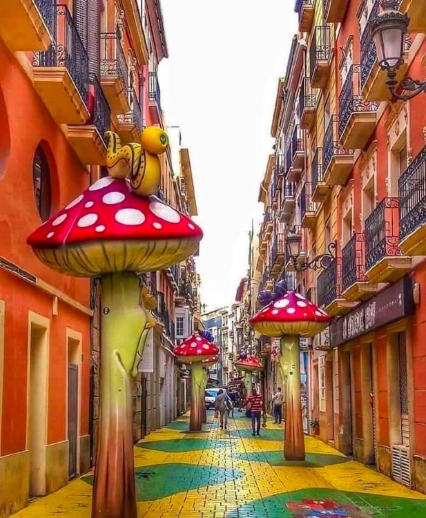 Calle de las setas