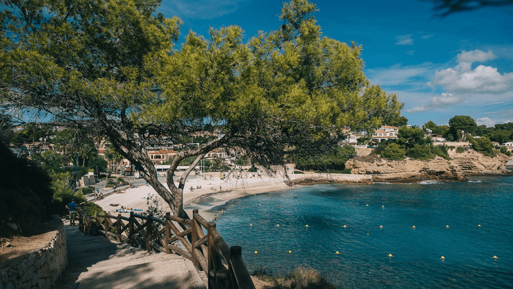 Camino ecologico, cala y merendero
