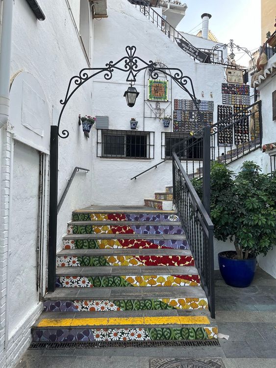 Flower stairs